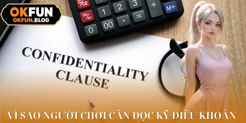 Điều Khoản Và Điều Kiện OKFUN 2025 - Bí Quyết Chơi An Toàn 1 Nguyên nhân cần biết điều khoản và điều kiện OKFUN