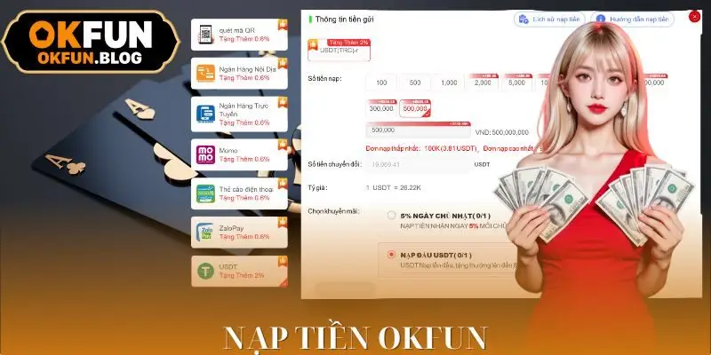 Nạp Tiền OKFUN